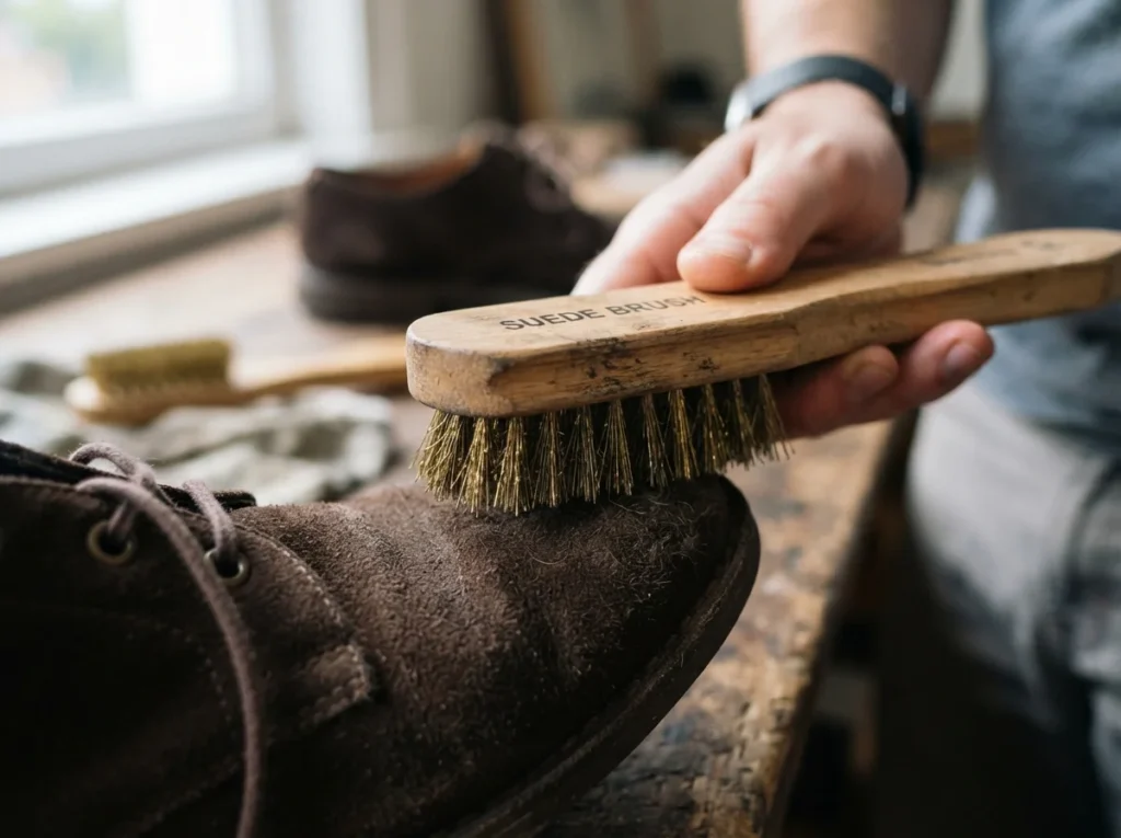 Cómo limpiar zapatos de ante o gamuza - detalle 1