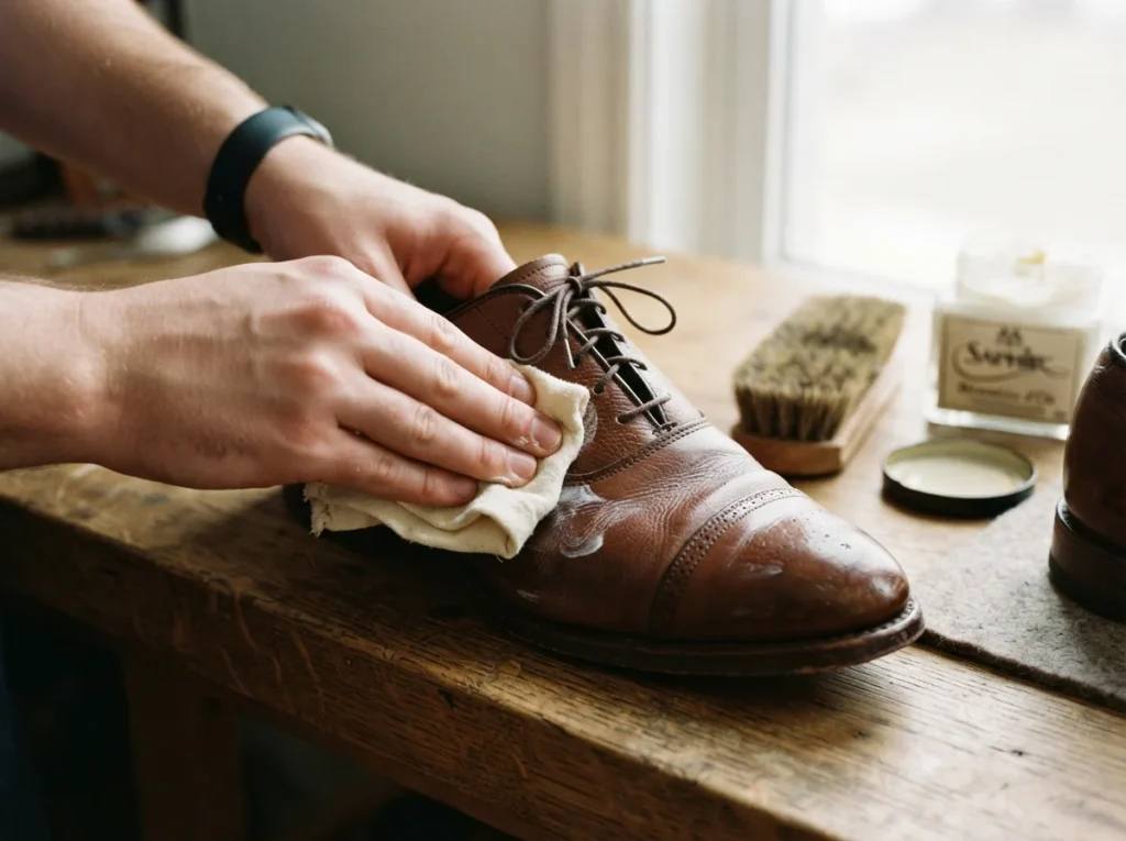 Cómo limpiar zapatos y botas de piel paso a paso - detalle 2 Cómo limpiar zapatos y botas de piel paso a paso - detalle 2