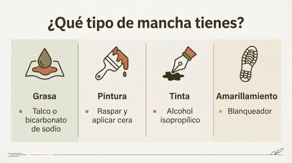 Infografía - Cómo quitar manchas de zapatos de cuero Infografía - Cómo quitar manchas de zapatos de cuero