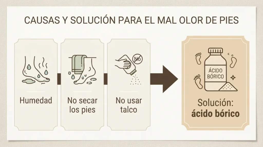 Infografía - Cómo quitar el mal olor de los zapatos de cuero Infografía - Cómo quitar el mal olor de los zapatos de cuero