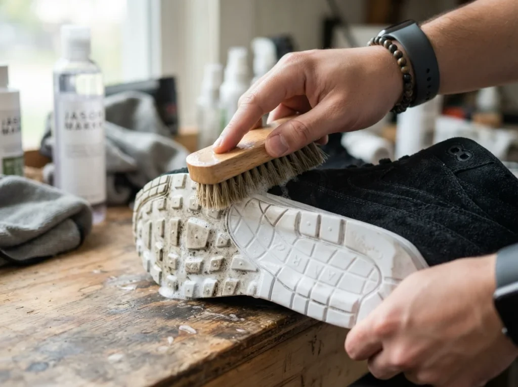 Cómo limpiar zapatillas de gamuza - detalle 1 Cómo limpiar zapatillas de gamuza - detalle 1