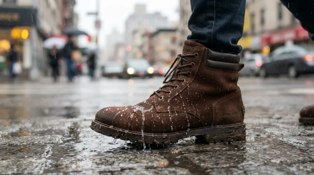 Gamuza mojada por la lluvia cómo salvar tus zapatos